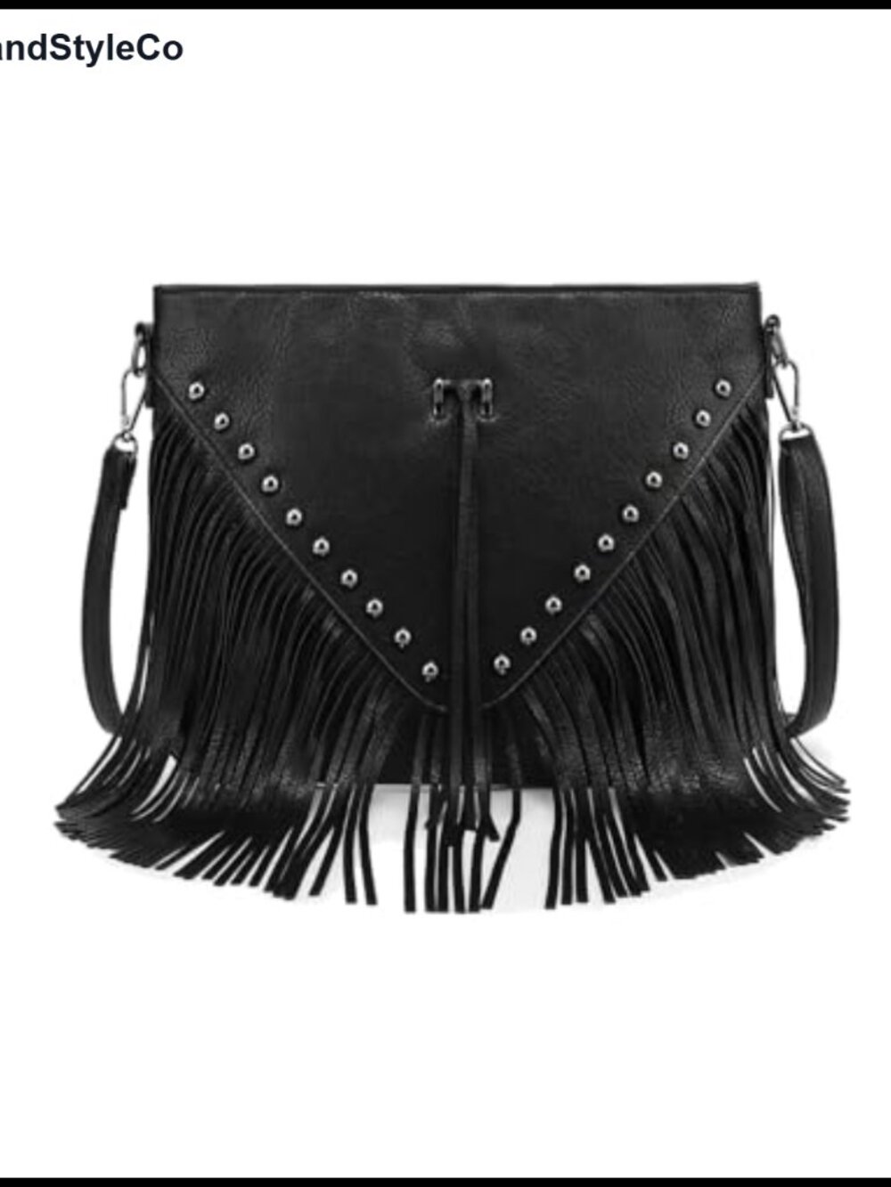 Fringe Crossbody Bag for Women Boho Shoulder Purse Faux Leather Tassel